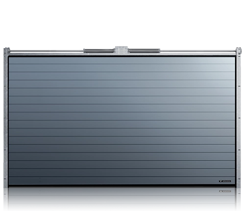 Tor aus Paneelen mit niedriger Prägung