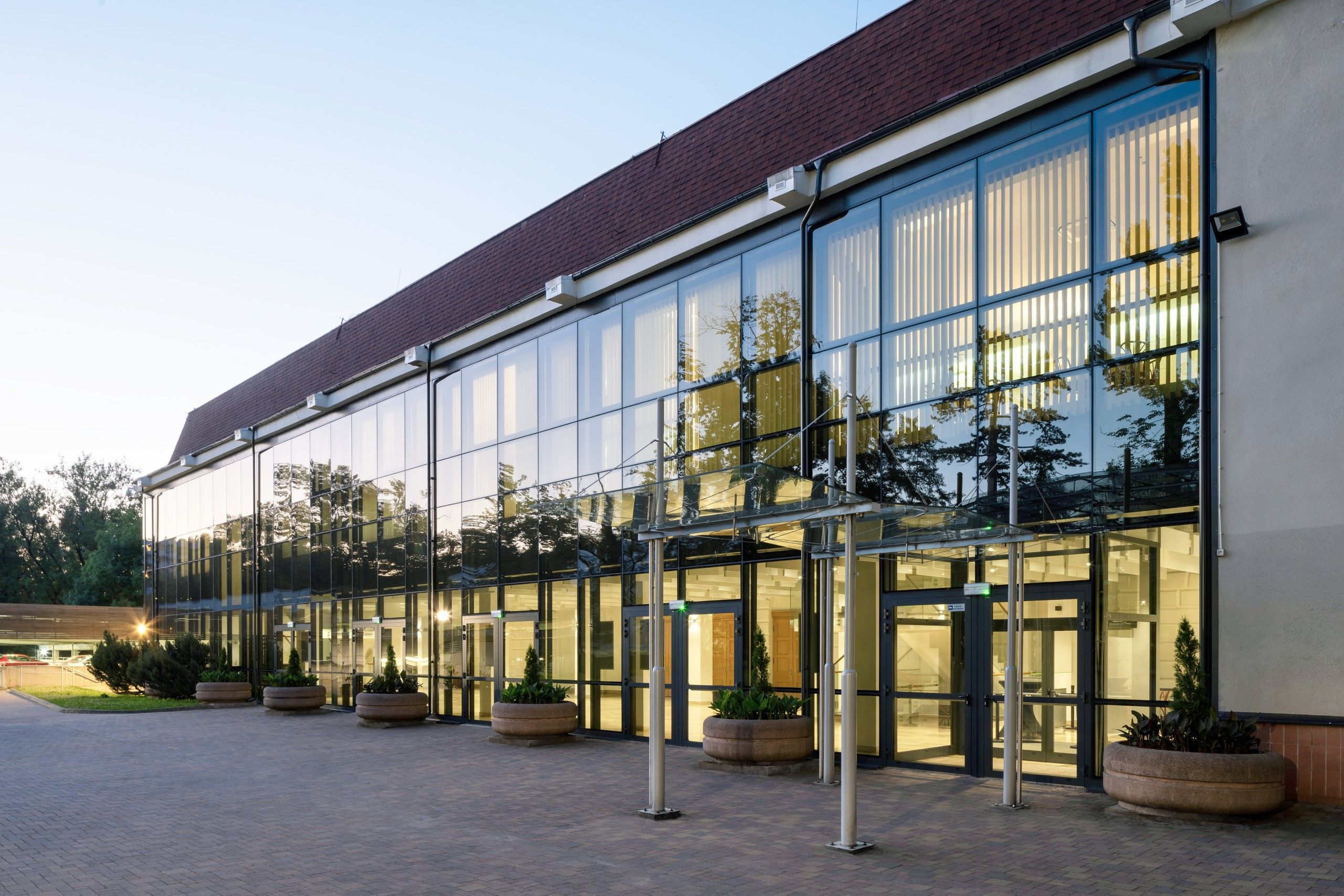 Glas-Harmonien, also über Fenster im Kulturzentrum Bielsko-Biała